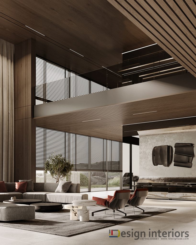 Elegant budget-friendly luxury apartment interior design in Dubai